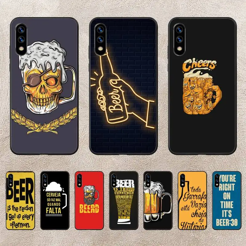 

Beer Alcohol Vodka Phone Case For Huawei G7 G8 P7 P8 P9 P10 P20 P30 Lite Mini Pro P Smart Plus Cove Fundas