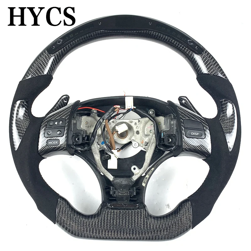 

JDM Racing Custom LED Carbon Fiber Steering Wheel for Lexus IS200 IS250 IS300 IS350