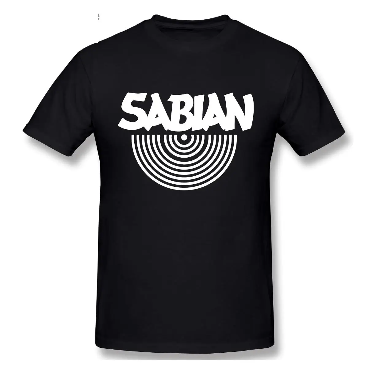 

2021 Fashion Sabian T Shirt New Cool Printed TShirt Short Sleeve Cotton The Music Men T-Shirt Top Tees High Quality