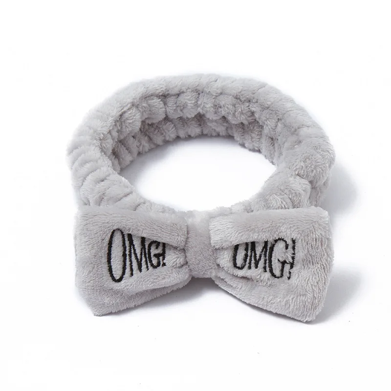 

Holder Hairbands Hair Bands New Cute Letter Coral Fleece Soft Bow Headbands for Women Girls Cute Hair Headwear Hair Accessories