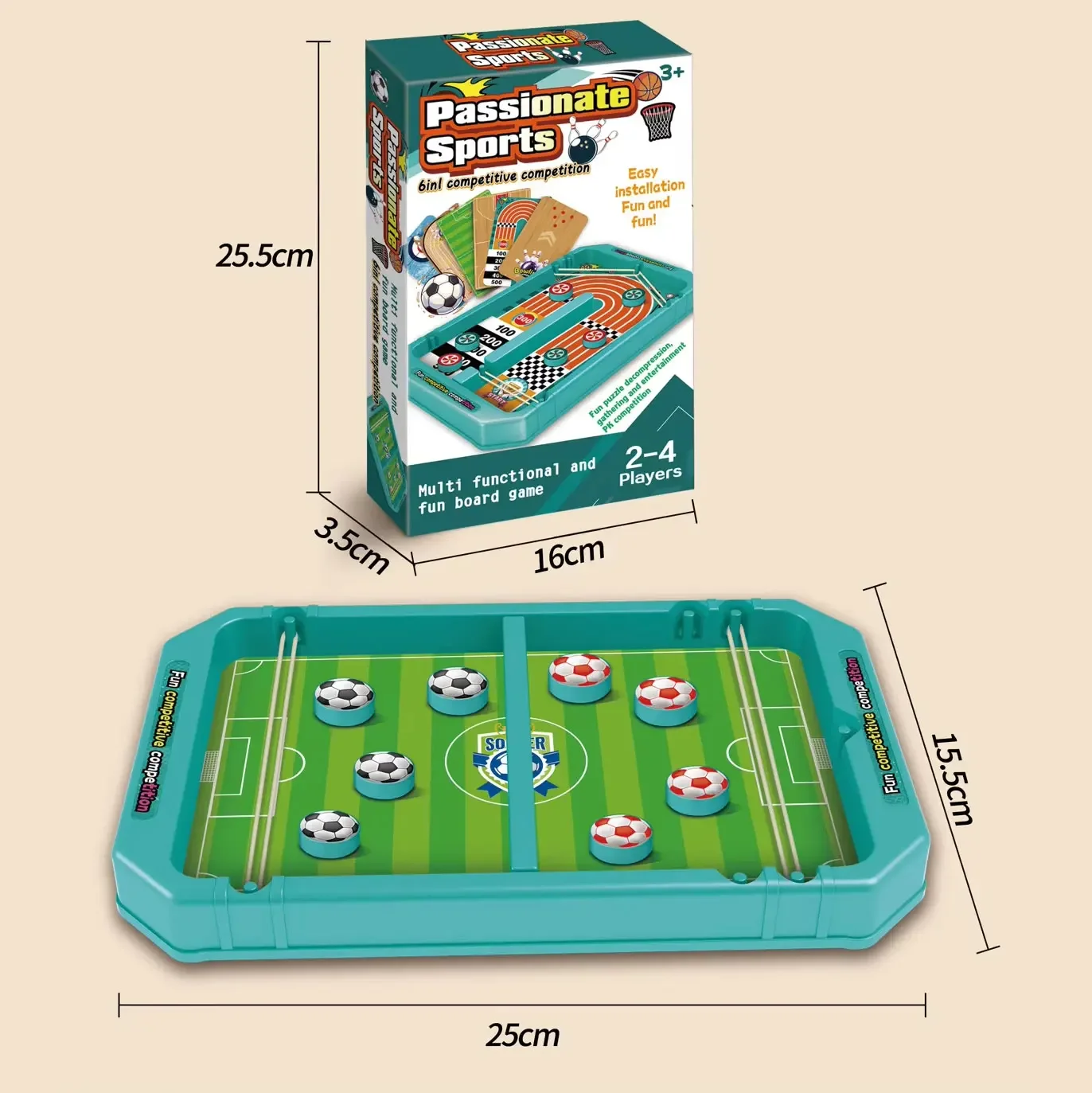 6-в-1 Конкурентоспособная настольная игра Интерактивная многофункциональная