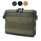 Уличная тактическая поясная сумка, многофункциональная сумка для инструментов MOLLE, повседневная спортивная сумка для аксессуаров, сумка на молнии для повседневного использования, Сумка для кемпинга, велоспорта, пешего туризма