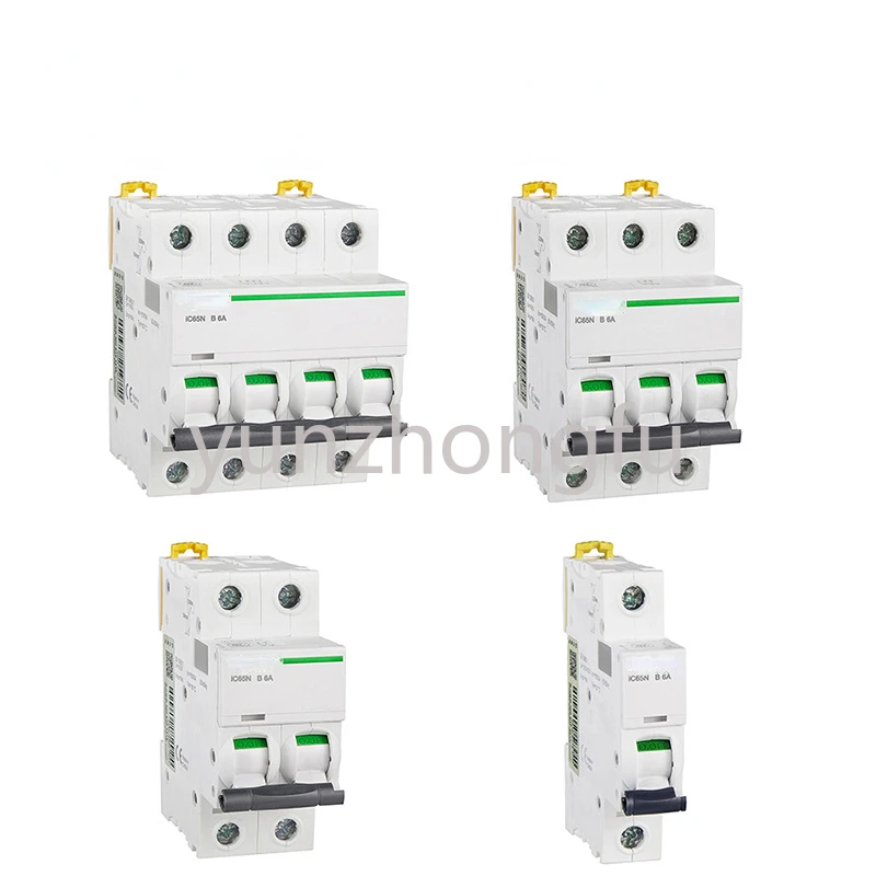 

Suitable for Schneider Small Circuit Breaker IC65N-H Type Acti 9 Series Household Air Switch Short Circuit Protection 3P/4P