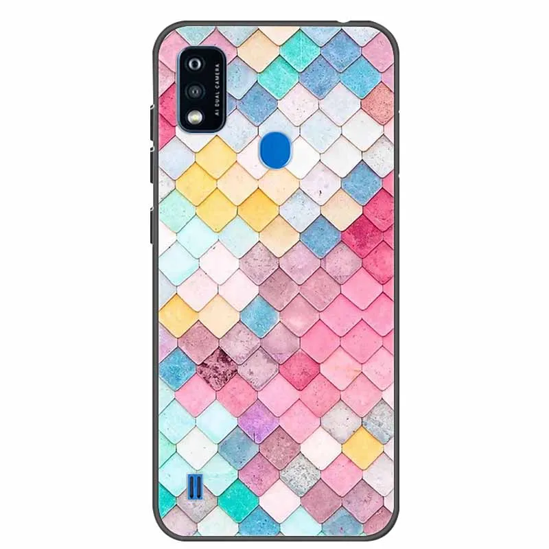 Чехол для ZTE Blade A51 роскошный силиконовый мягкий чехол из ТПУ A51/A71 защитный