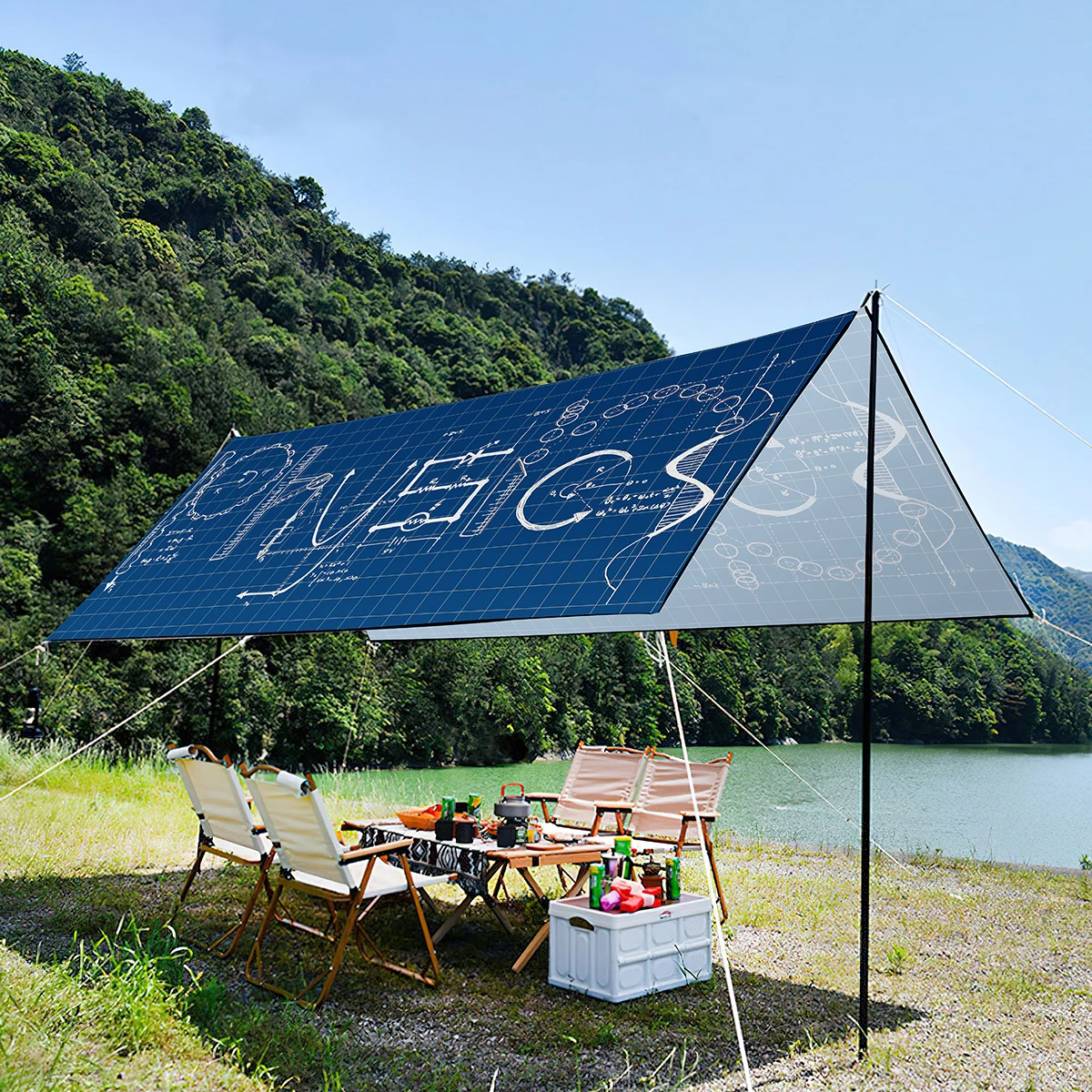 Водонепроницаемый и устойчивый к ультрафиолетовому излучению навес для