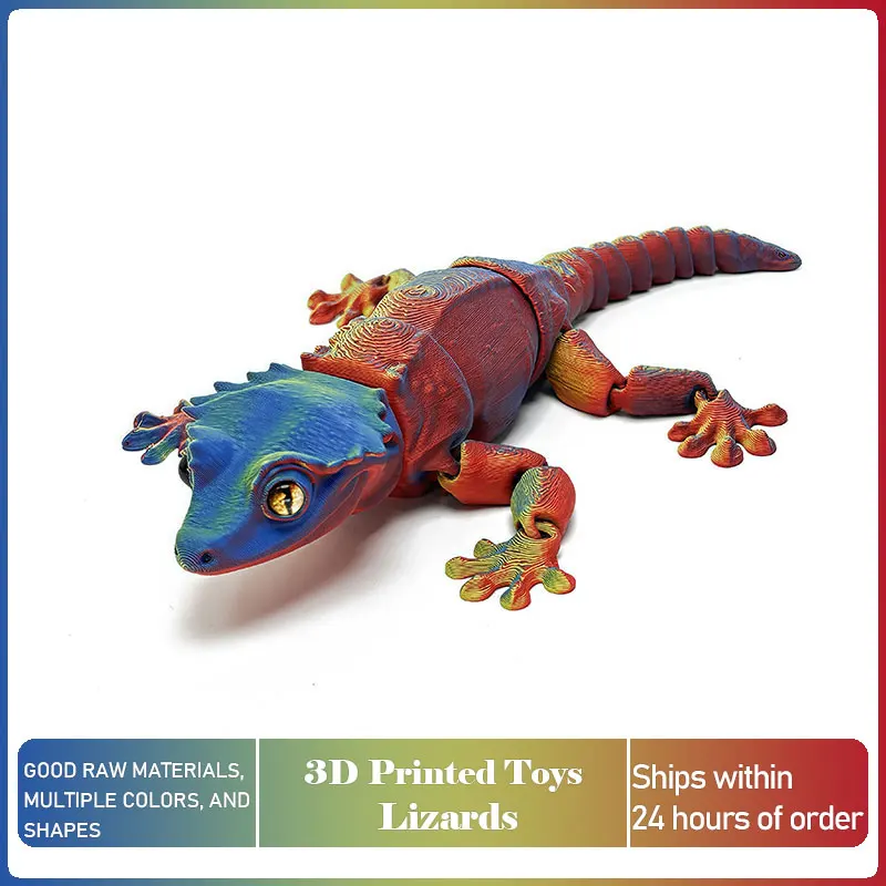 

3D пластиковая статуэтка ящерица