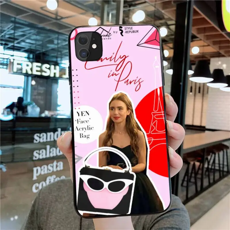 Emily in paris Phone Case For iphone 13 12 11 Pro Max Mini XS Max 8 7 6 6S Plus X 5S SE 2020 XR cover images - 6