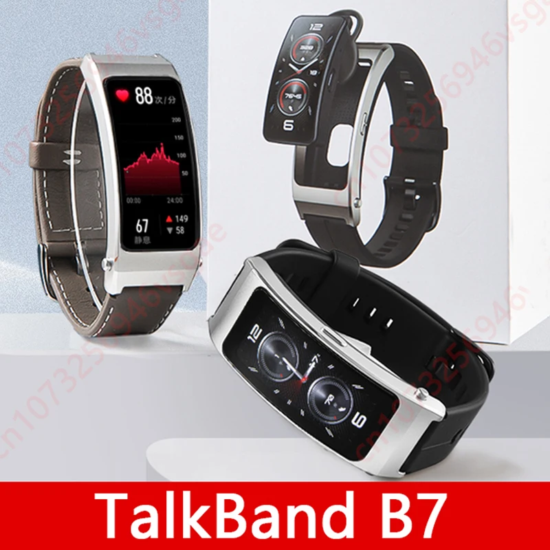

Huawei TalkBand B7 Smart Wristband Bluetooth 5.2 1.53 Inch AMOLED Screen Kirin A1 Processor Call Earphone Talk Band
