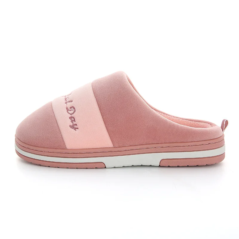 The New Couple Cotton Slippers Fall And Winter Indoor Antiskid Ms Household  Add Hair Han Edition Platform 2021 Cotton Mop