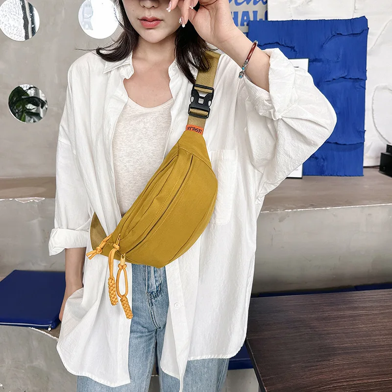 Luxury Chest Bag for Women Large Capacity Travel Crossbody Female Korean Version Belt Waist Bag Ladies Daily Street Fanny Packs