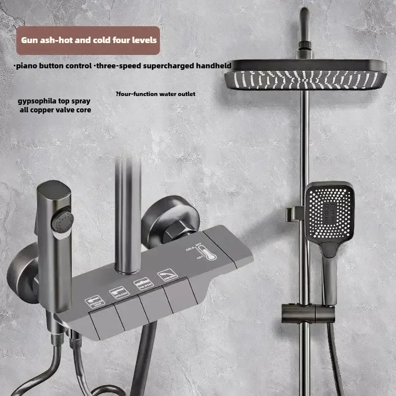 Комплект душевой насадки для ванной комнаты душевая насадка и ручка