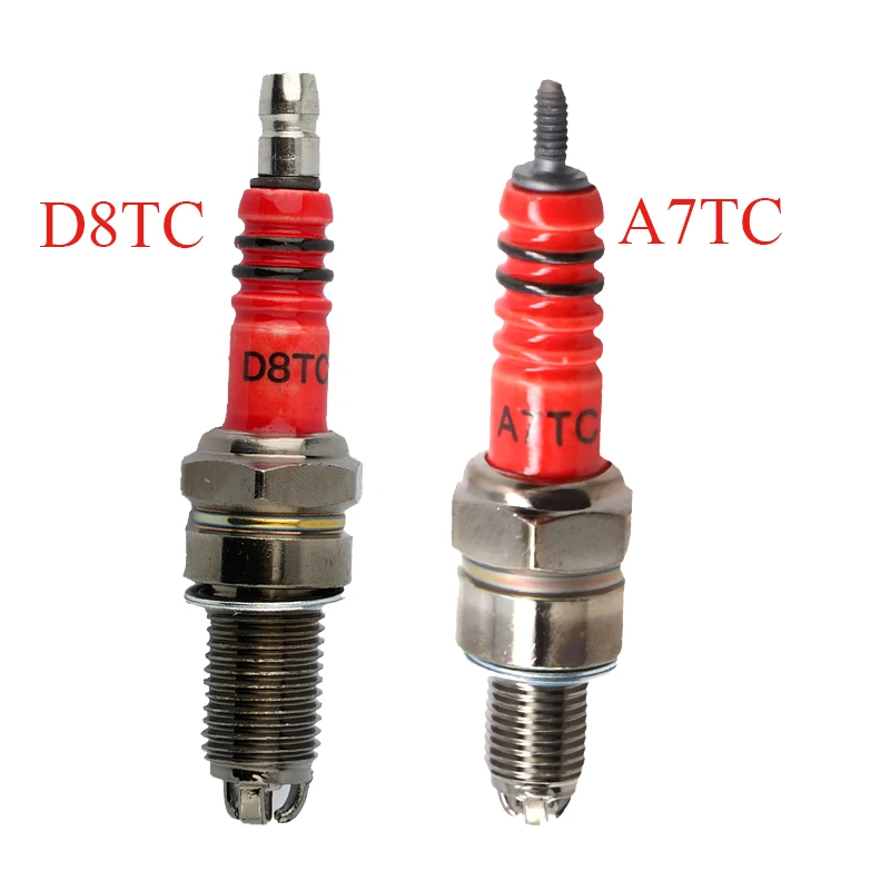 

D8TC/A7TC Spark Plug 3 Triple Electrode For CG 125 150 200cc CF250 Motorcycle Scooter ATV Quads Engine Parts