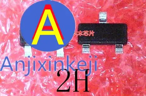

10 шт. 100% оригинальный новый FMMTA55R MMBTA55LT1G шелкография: 2H SOT-23