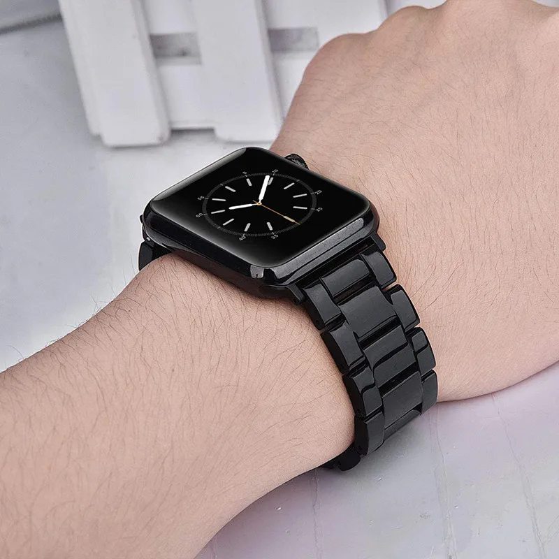 

Ceramics Bracelet For Apple Watch Band SE Series 7 6 5 4 45mm 41mm 44mm 40mm Strap For iWatch 3 2 1 42mm 38mm Watchbands