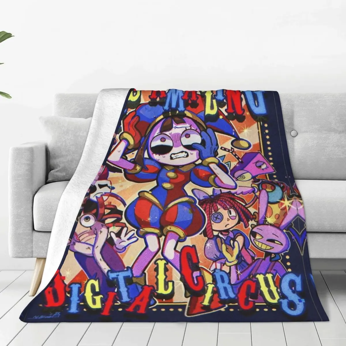 Удивительное цифровое цирковое искусство ТВ сериал одеяла мягкий бархат