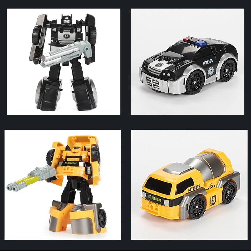 2 в 1 деформация робот модель автомобиля мини роботы-трансформеры игрушки для