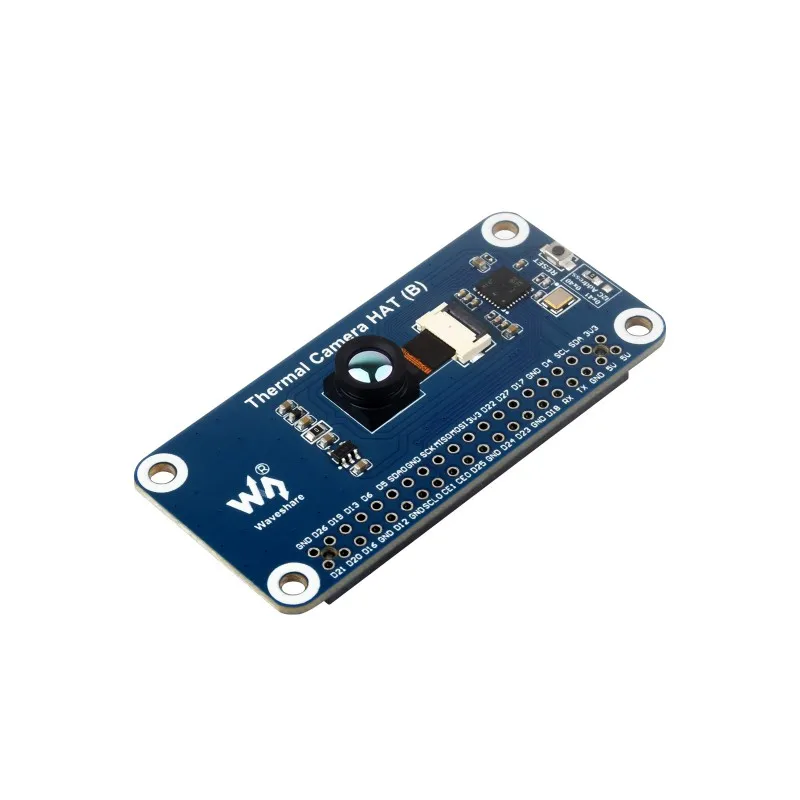 Фото Длинноволновая ИК-тепловизионная камера HAT (B) для Raspberry Pi, варианты за 45 ° / 90 ° FOV, ИК-камера Raspberry Pi, 80×62 пикселей, 40PIN №1