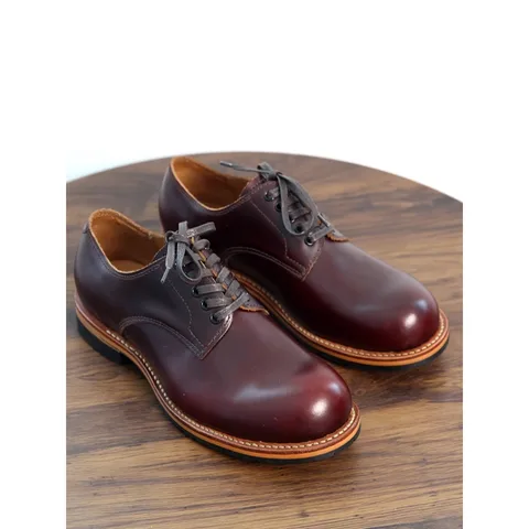 Обувь для рабочей одежды с низким вырезом, мужские ботинки из натуральной кожи в британском стиле ретро, деловая повседневная кожаная обувь на шнуровке Goodyear-сварочная обувь