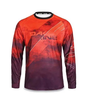 

2022 New Summer Road Jersey Mountain bike off-road sports orange long-sleeved moisture-wicking men's bike shirt cycling jersey