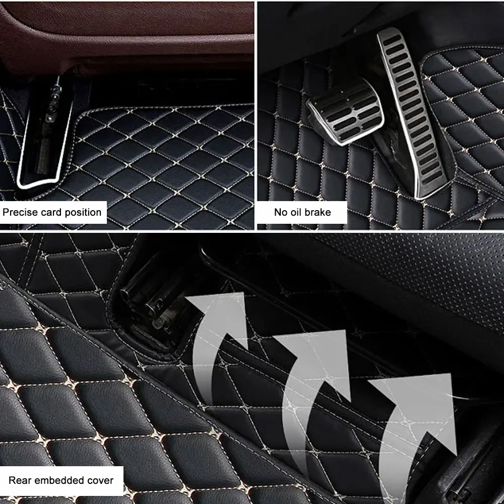 Автомобильный напольный коврик подставка для ног AUDI SR6-b5 2002 2003 2004-2009 кожаный