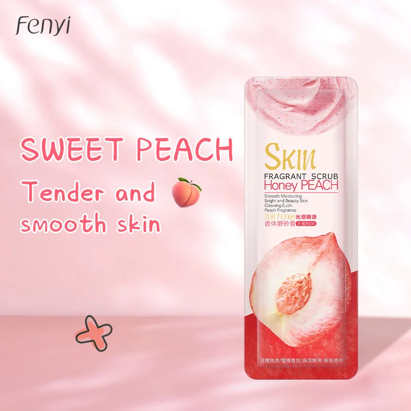 

Honey Peach Exfoliating Peeling Gel Facial Scrub Moisturizing Whitening Nourishing Repair Scrubs Face Cream Skin Care NEW
