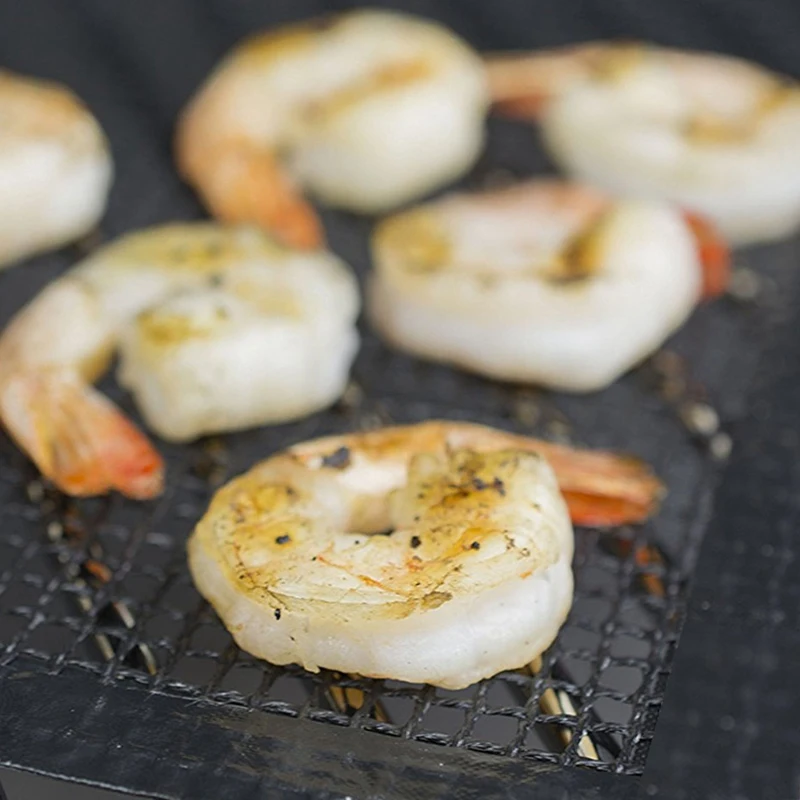 Антипригарный коврик для гриля и барбекю из стекловолокна сетчатая сетка