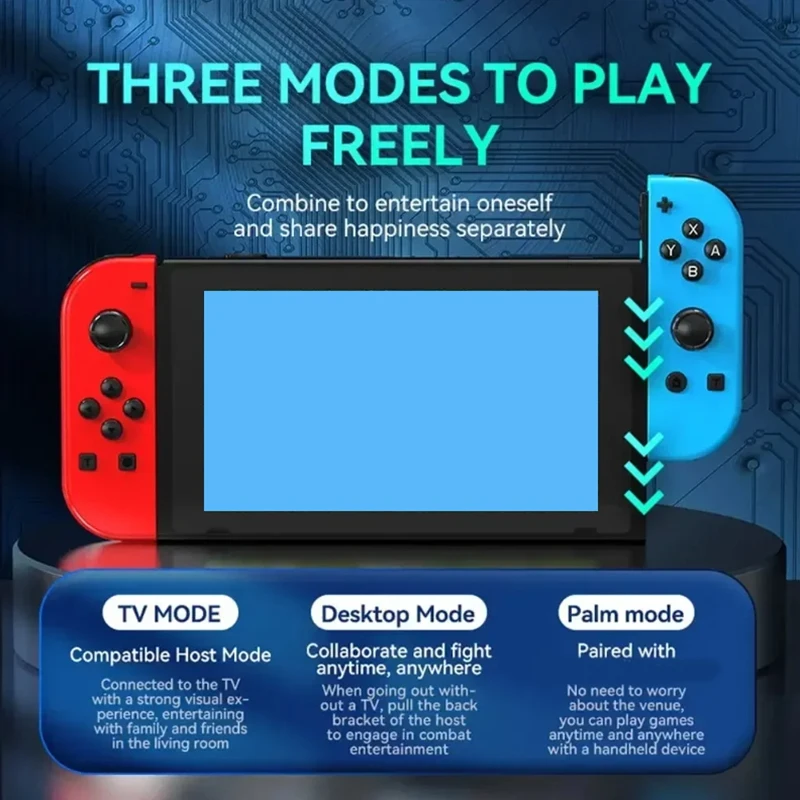 Контроллер джойстика (левый/правый) для переключателя с двойной вибрацией/RGB Light