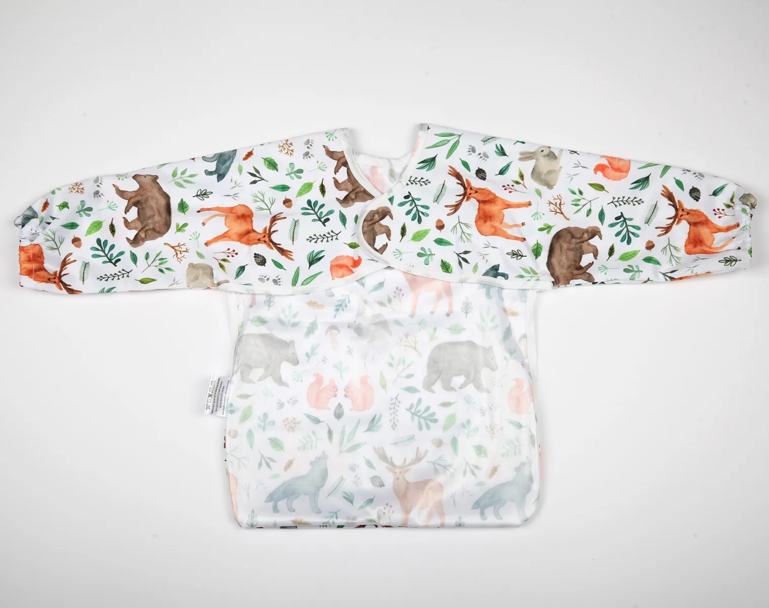 1 детский нагрудник водонепроницаемая рубашка с длинным рукавом для кормления