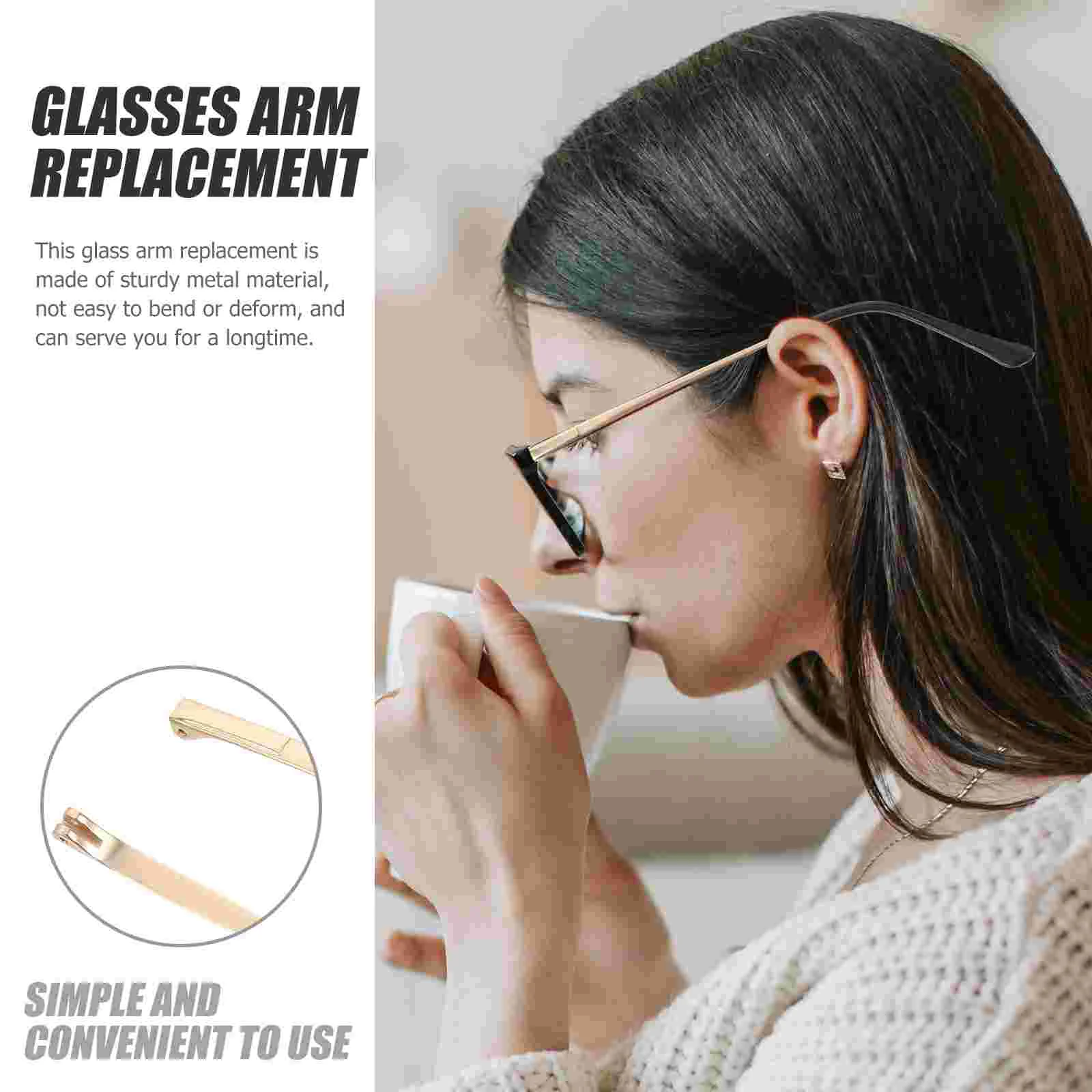 Замена очков дужки ножки для солнцезащитные очки металлическая оправа