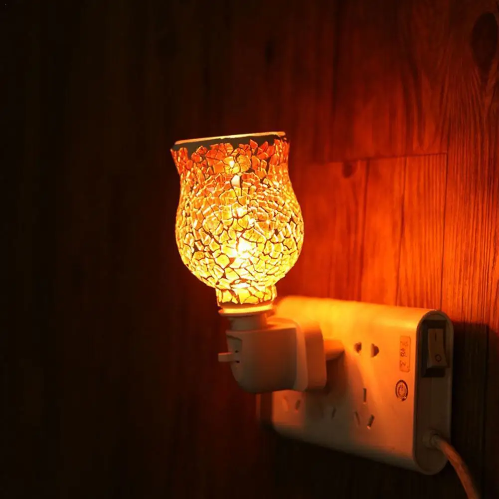 

Цветная лампа для ароматерапии, фейерверк, свеча, нагреватель, лампочка для бутылки, Масляный нагреватель, праздничные огни, новинка, Рождес...