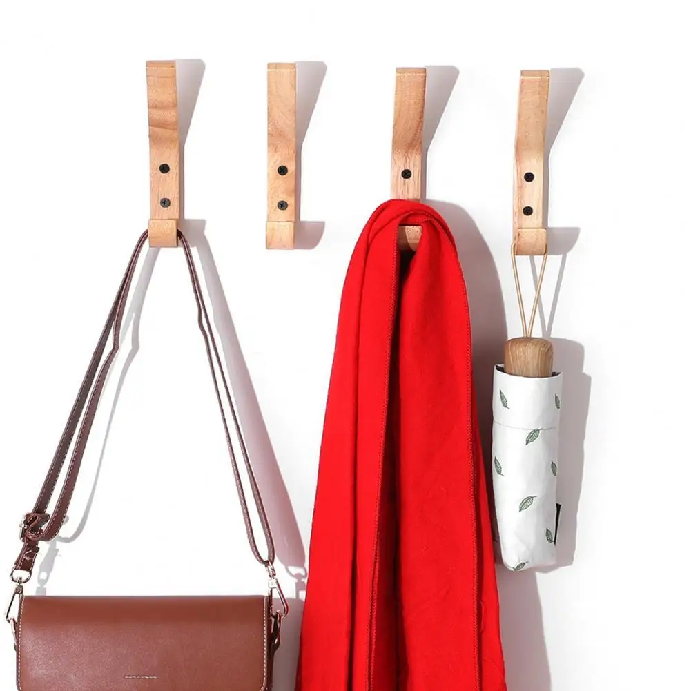 

Hook for Kitchen Hangers Sturdy Household Unique Coat Shape Wood Clothes for Kitchen