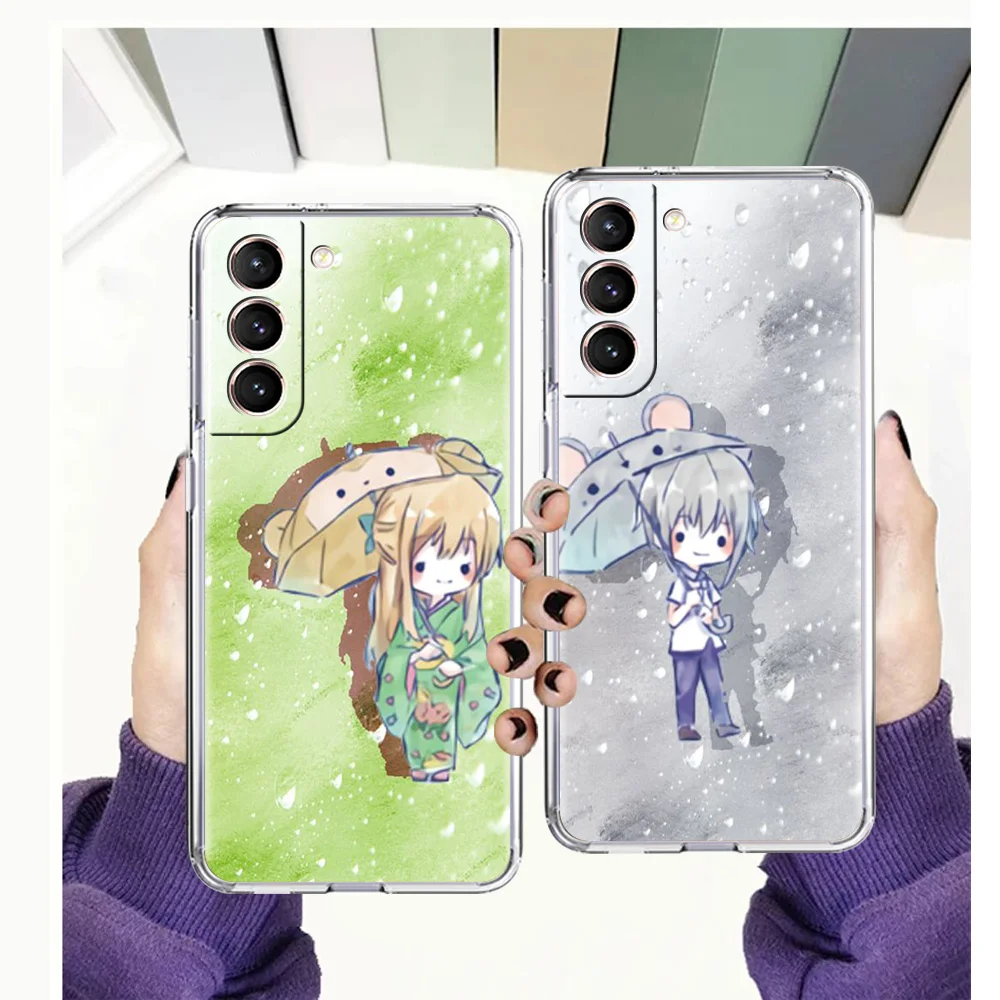 

Fruits Basket Kyo Sohma Transparent Cover for Samsung Galaxy S20 S21 FE Note 20 10 Ultra S10 S10E M21 M22 M31 M32 Lite Plus Case