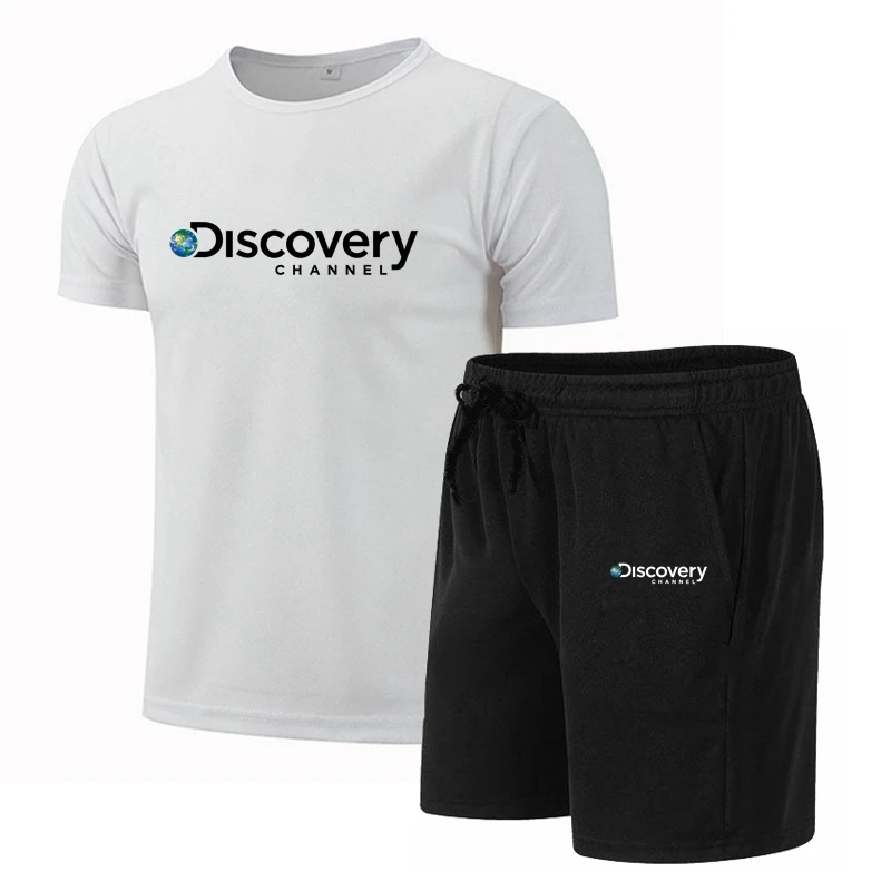 

2023 Discovery Summer Men's suit Sports Shorts Suit Breathable Pants Fitness Competition Training Basketball Suit T-shirt