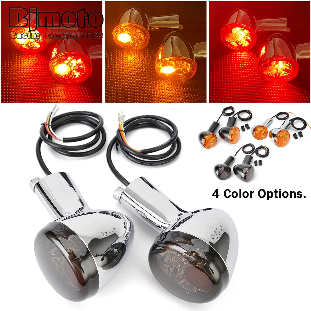 Универсальные мотоциклетные фонари поворота мини передние и задние фонарь для
