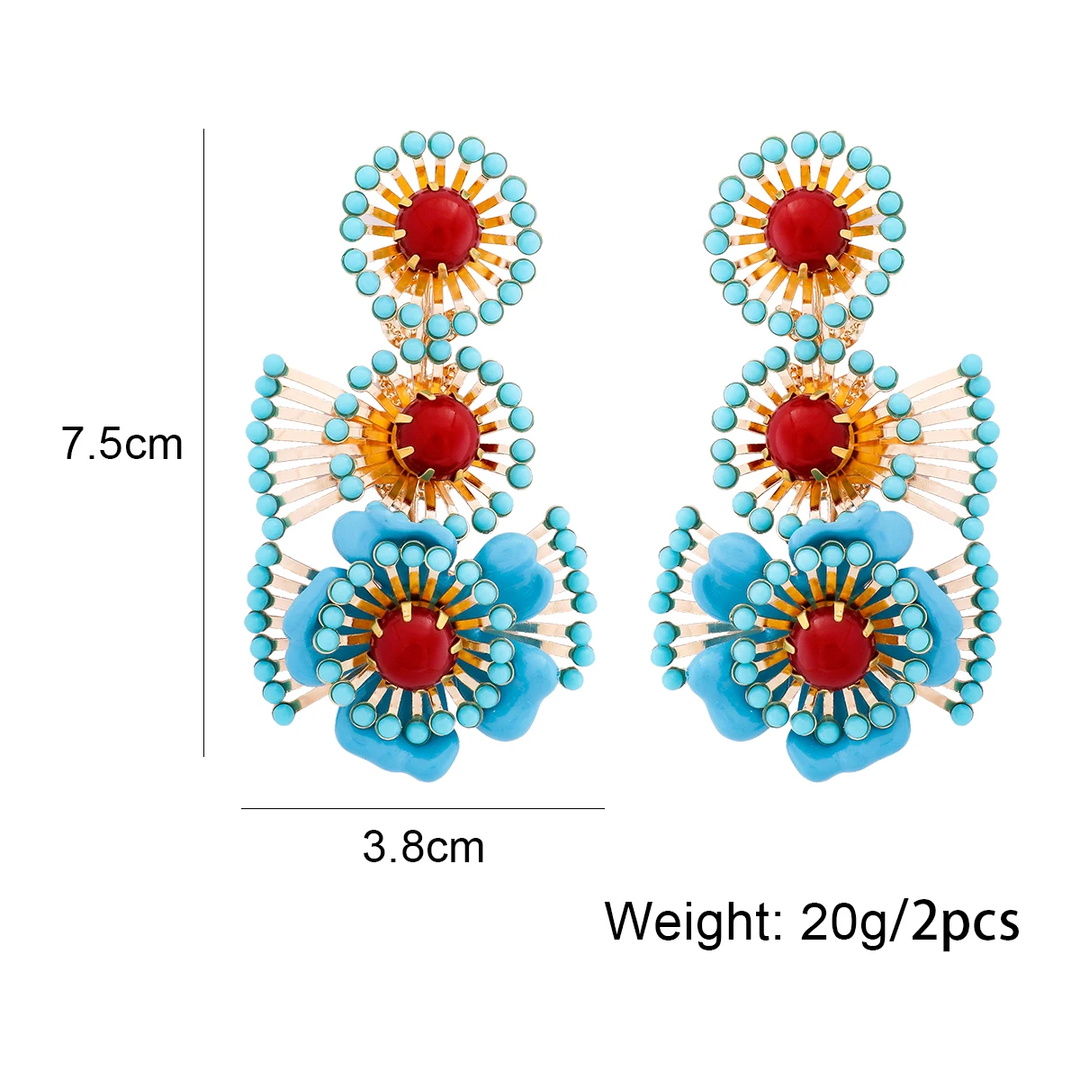 Новинка ZAA богемные Многослойные Длинные серьги-подвески ручной работы с