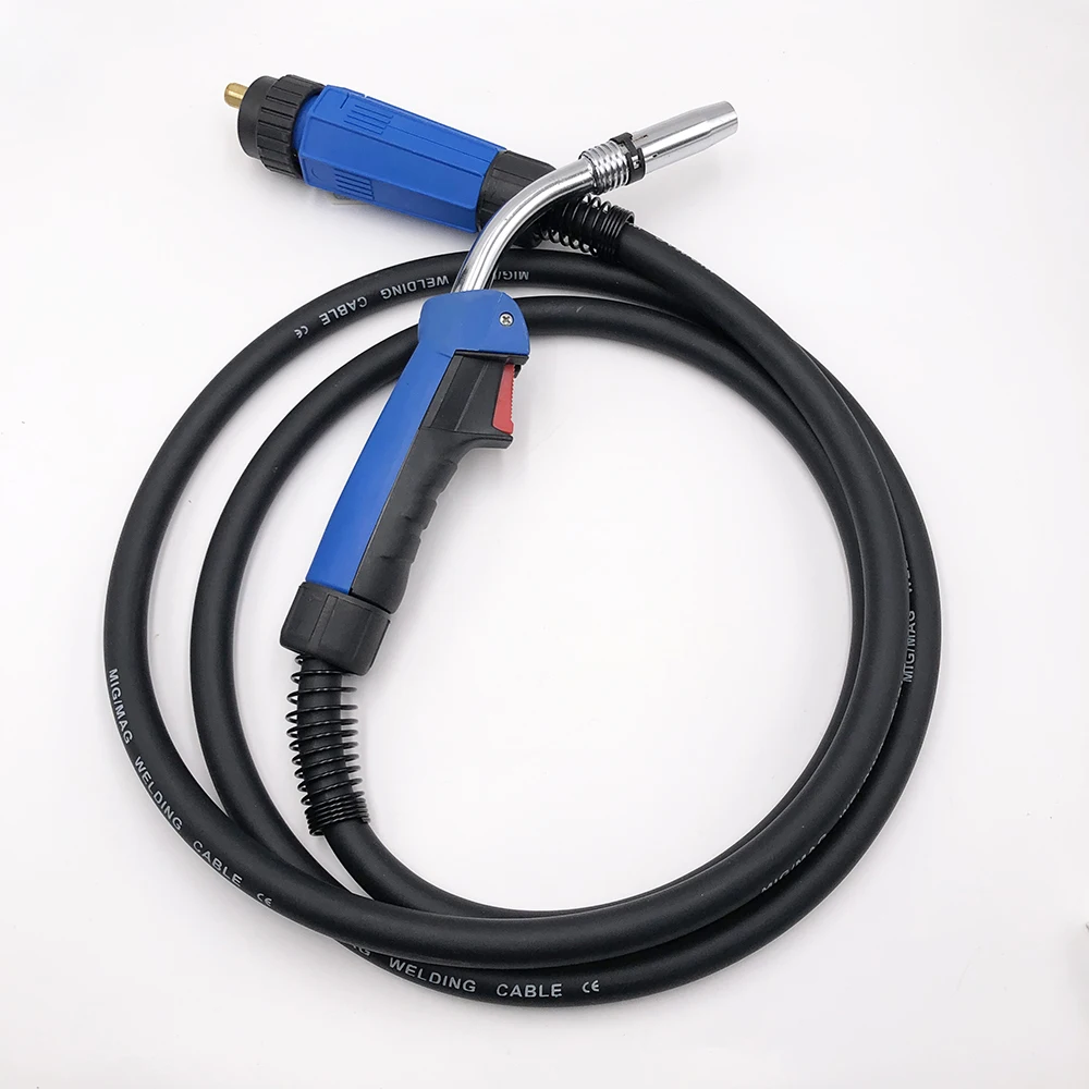 Welding Torch MB24KD 24KD MIG-24 MIG MAG Welder Whole Torch 3meters Binzel Style with Euro Connector MIG Welding Parts