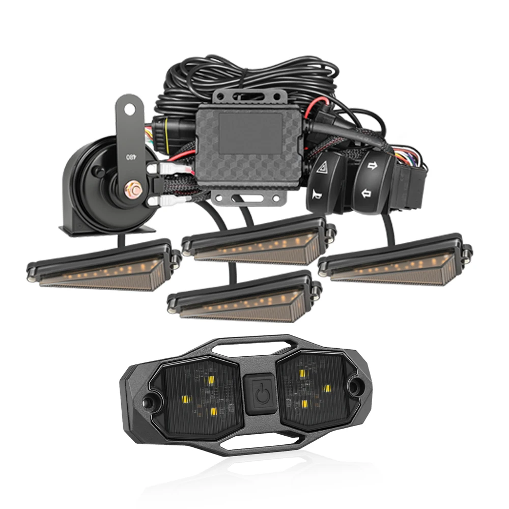 

Для Can-am Maverick X3 MAX Универсальный UTV Указатель поворота Уличный комплект Legal Plug N Play Треугольник с куполом для чтения фонаря Крепление на ролику