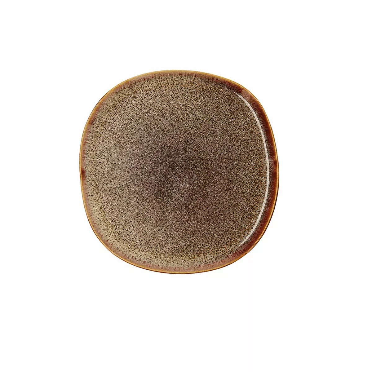 

Flat plate Ikonic Ceramic Brown (20,2 x 19,7 x 1,3 cm) (Pack 6x)