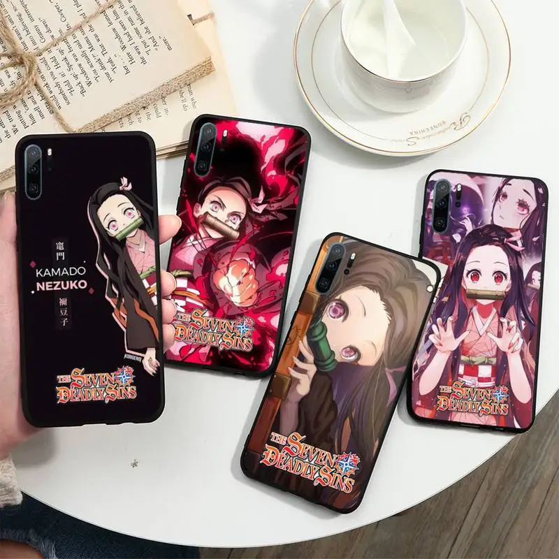

Kimetsu no Yaiba Demon Slayer Phone Case For Huawei honor Mate 10 20 30 40 i 9 8 pro x Lite P smart 2019 Y5 2018 nova 5t