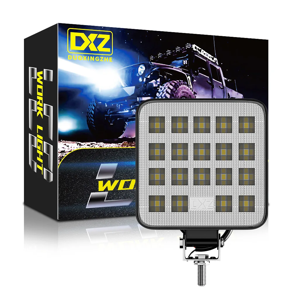 

WD Automobile LED Work Light 3-inch Square 19LED 57W Auxiliary Light Refitted Headlight LED Driving Light