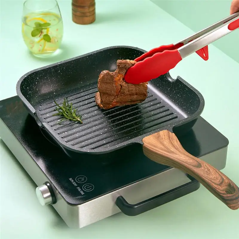 

Durable Handle Design Steak Frying Pan Home Non-stick Food Wok Pan for Home
