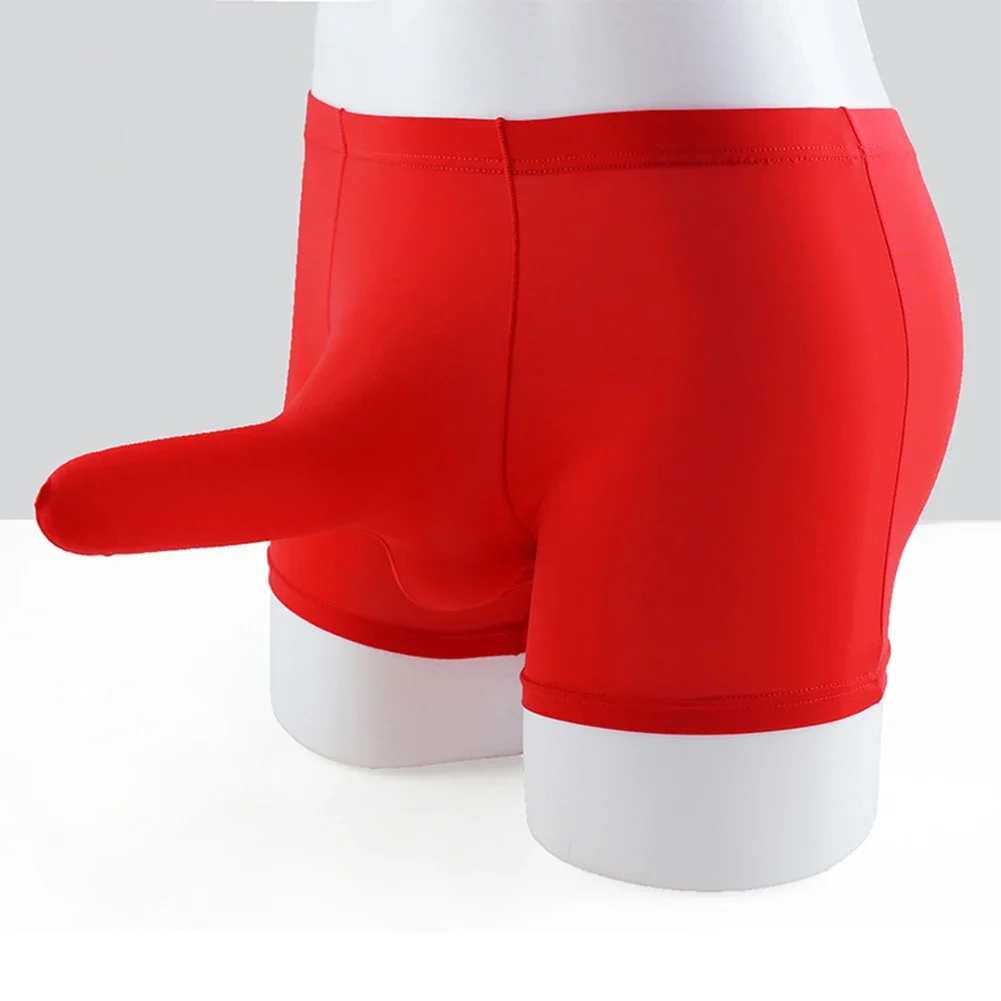 Мужские трусы ультратонкое нижнее белье из ледяного шелка мужское Прозрачное