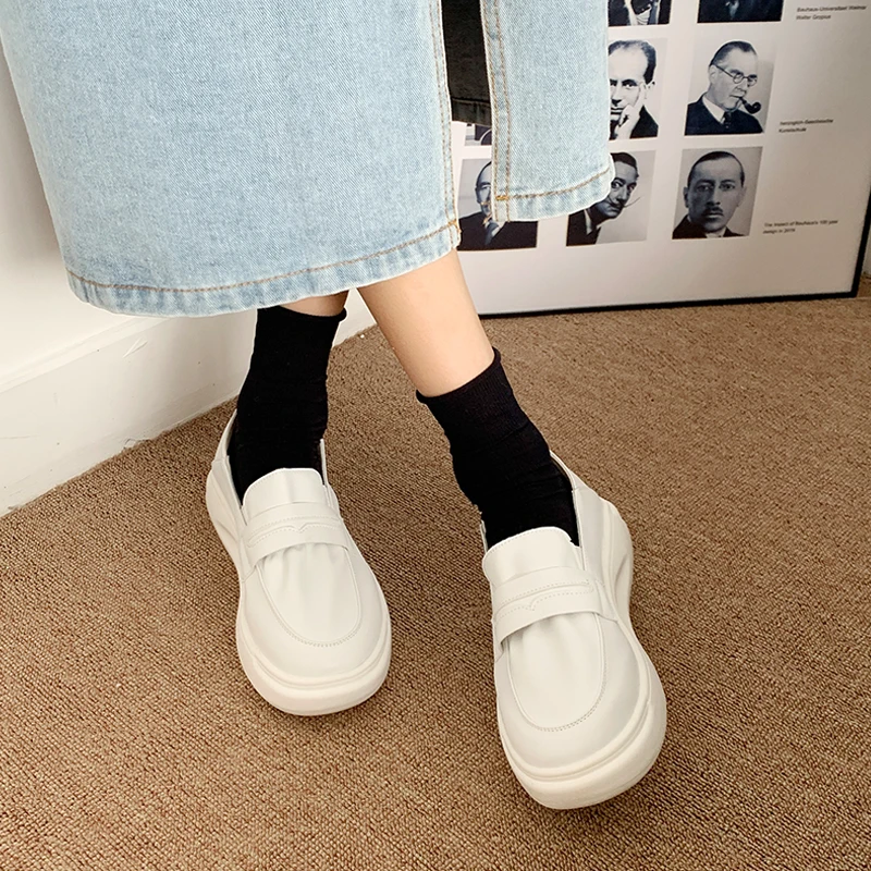 

Туфли женские с закрытым носком, мягкие кроссовки из ПУ кожи, повседневная обувь на плоской подошве, Мокасины, основная обувь для медсестер, обувь для соли