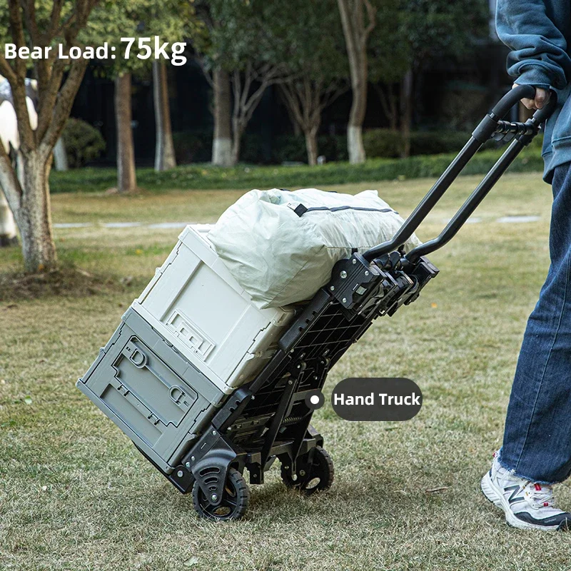 SHIMOYAMA Простая установка Четырехколесная тележка Тележка Ручная Уличная для