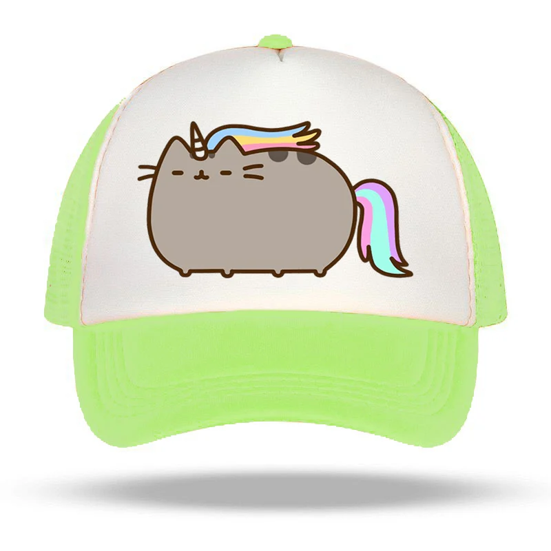 

Adjustable 52-56cm children's cartoon hat cat baseball cap boy girl children cotton sun hat toddler outdoor cool new sun hat