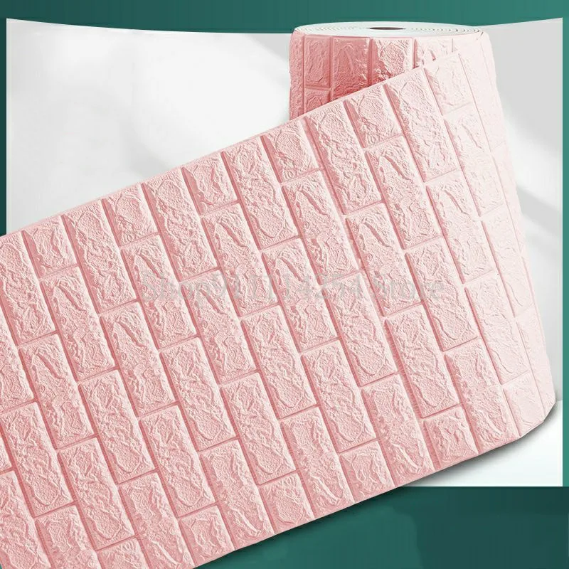 

Self-adhesive anti-collision waterproof and moisture-proof wall wallpaper bedroom warm foam brick wall decoration