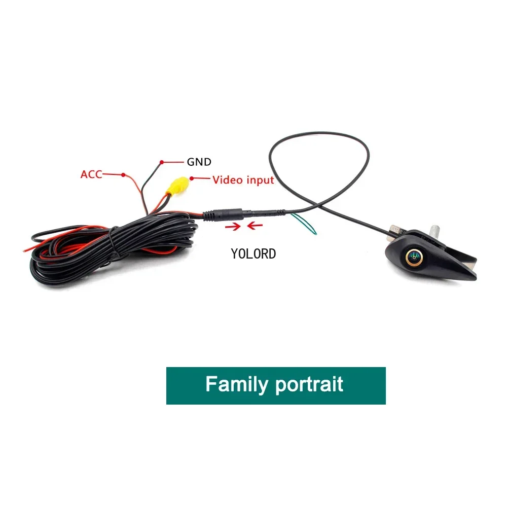 1080P CCD AHD Автомобильная эмблема с логотипом камера переднего вида для Hyundai Elantra Verna