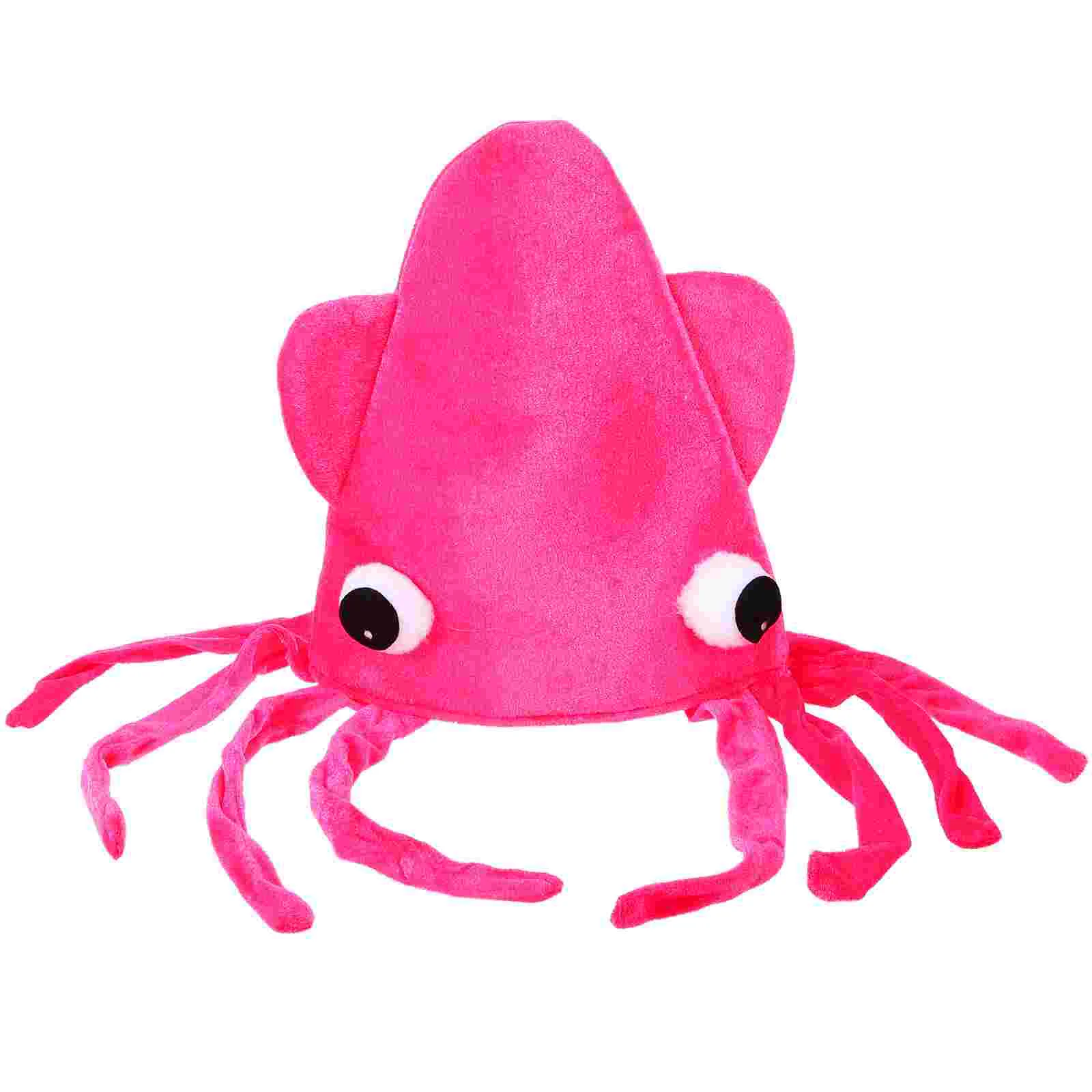 Декоративная шляпа с изображением кальмара на день рождения глупый маскарад для