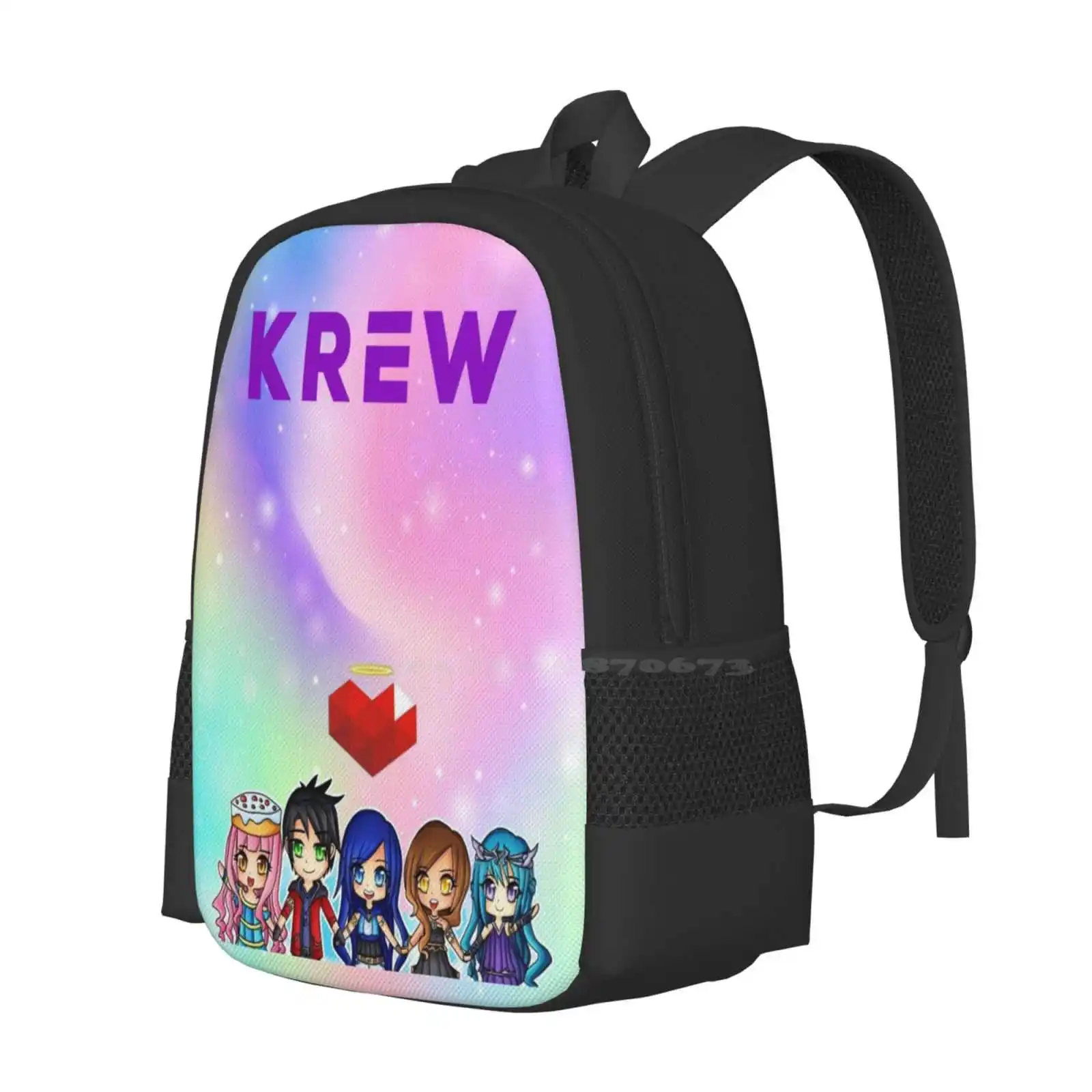 Лидер продаж школьный рюкзак Krew модные сумки игровые сумочки Itsfunneh симулятор Swarm