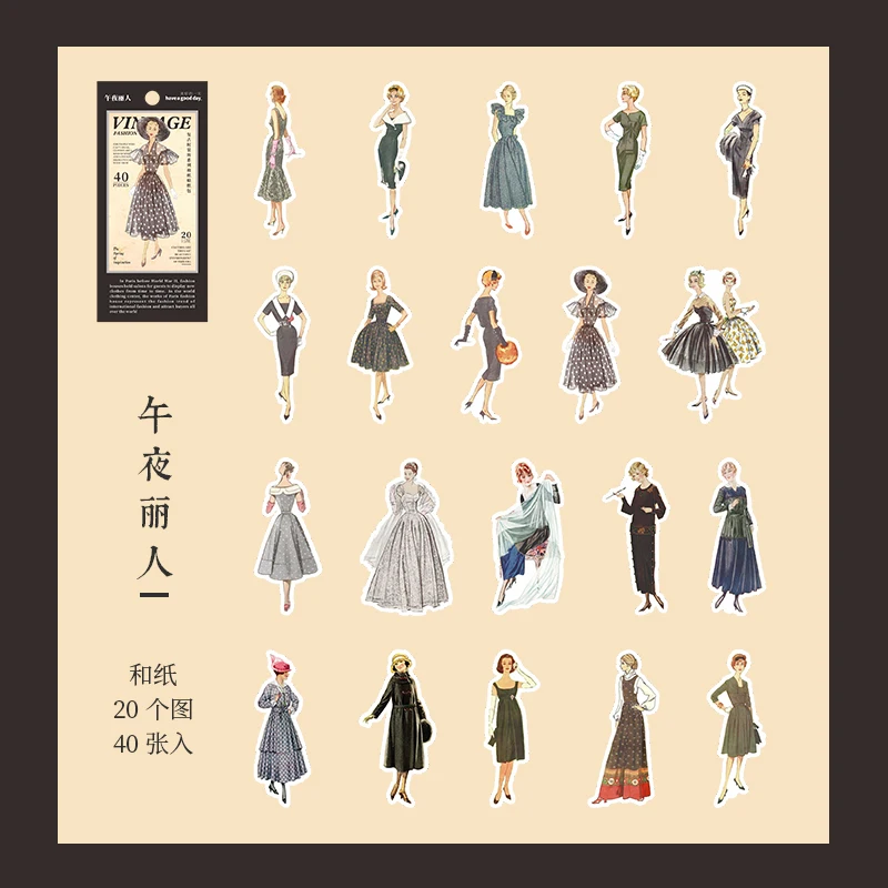 

Yoofun ретро наклейки для скрапбукинга